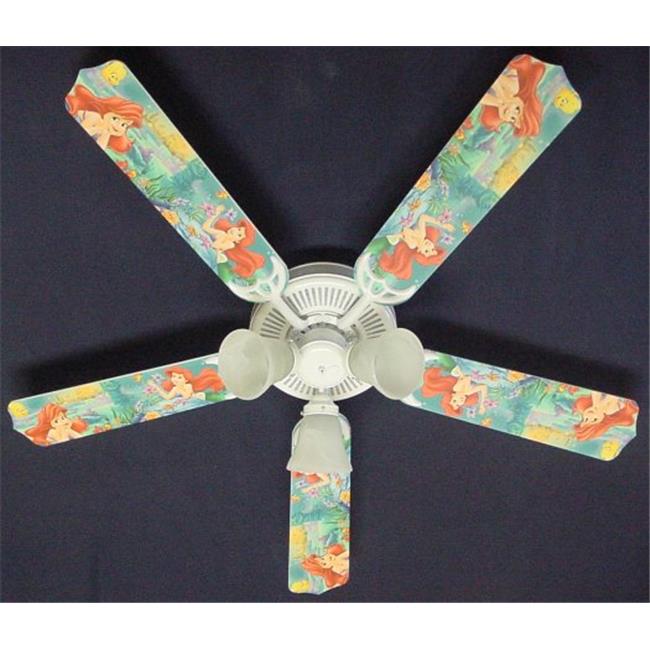 Ceiling Fan Designers 52FAN-DIS-DLMA Disney Little Mermaid Ariel Ceiling Fan 52 in.