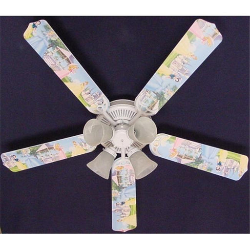 Ceiling Fan Designers 52FAN-DIS-PPE Disney Princesses- Castle Ceiling Fan 52 in.