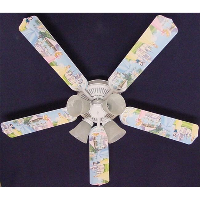 Ceiling Fan Designers 52FAN-DIS-PPE Disney Princesses- Castle Ceiling Fan 52 in.