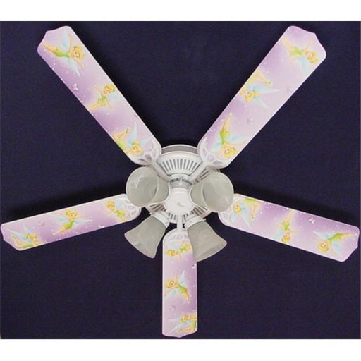 Ceiling Fan Designers 52FAN-DIS-TPFP Tinkerbell Fairy Purple Ceiling Fan 52 in.