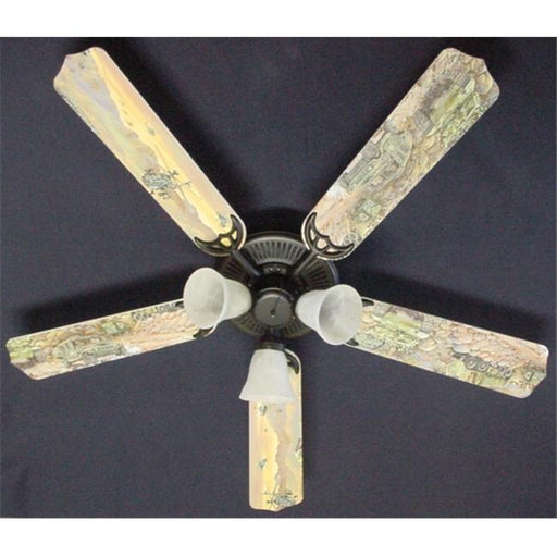 Ceiling Fan Designers 52FAN-KIDS-ATMH Army Tanks Military Helicopter Ceiling Fan 52 in.