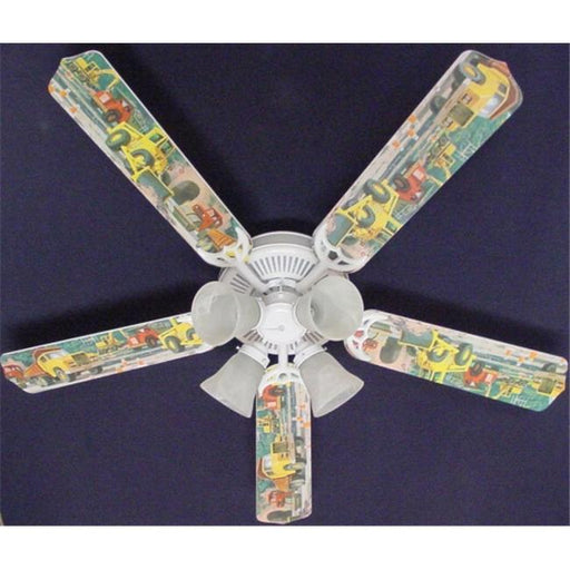 Ceiling Fan Designers 52FAN-KIDS-CDT Construction Dump Trucks Ceiling Fan 52 in.
