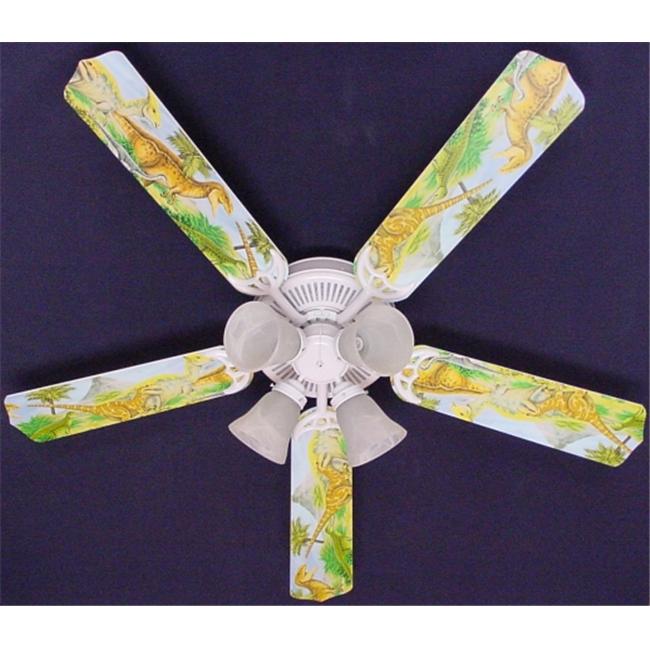 Ceiling Fan Designers 52FAN-KIDS-DDTJ Dinosaurs T-Rex Jurassic Ceiling Fan 52 in.