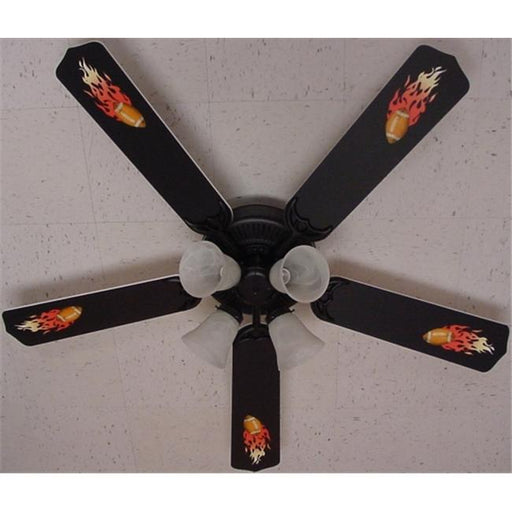 Ceiling Fan Designers 52FAN-KIDS-FFB Flaming Footballs Ceiling Fan 52 in.