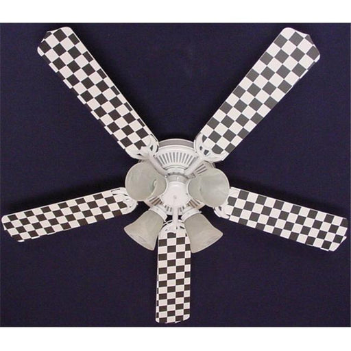 Ceiling Fan Designers 52FAN-KIDS-KCF Checkered Flag Ceiling Fan 52 in.