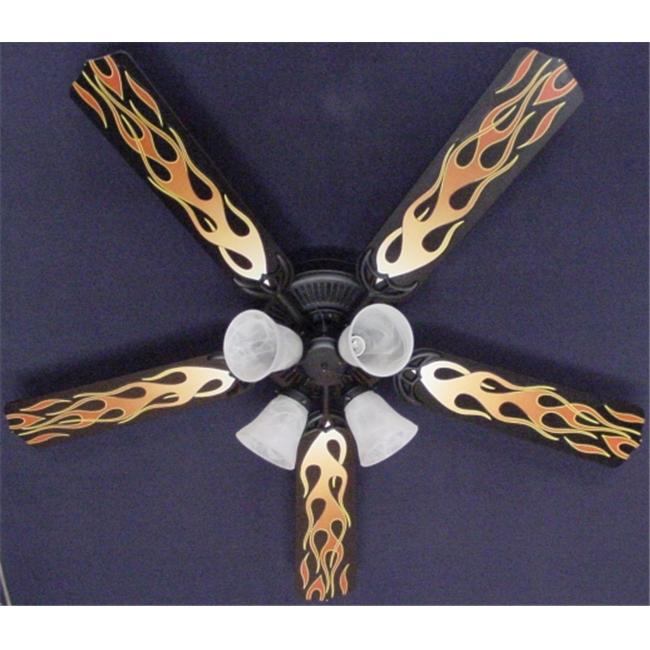 Ceiling Fan Designers 52FAN-KIDS-KF Flames Ceiling Fan 52 in.