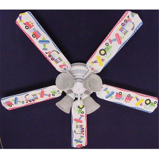 Ceiling Fan Designers 52FAN-KIDS-KPTT Planes Trains Trucks Ceiling Fan 52 in.