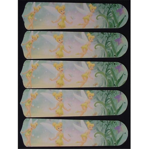 Ceiling Fan Designers 52SET-DIS-TPF Tinkerbell Fairy Green 52 in. Ceiling Fan Blades Only