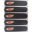 Ceiling Fan Designers 52SET-KIDS-FFB Flaming Footballs 52 in. Ceiling Fan Blades Only
