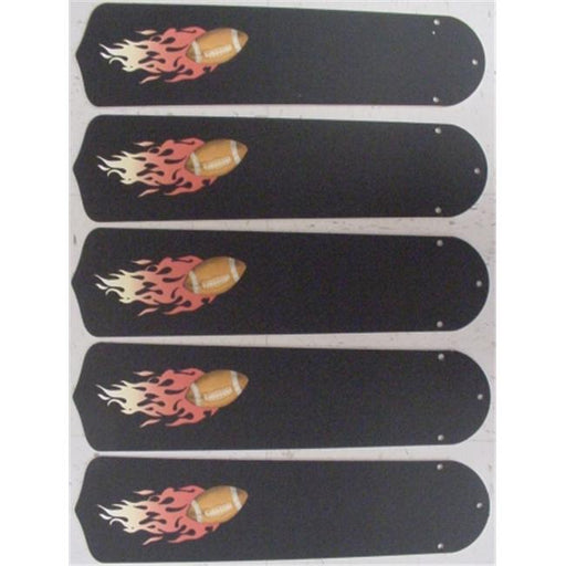 Ceiling Fan Designers 52SET-KIDS-FFB Flaming Footballs 52 in. Ceiling Fan Blades Only