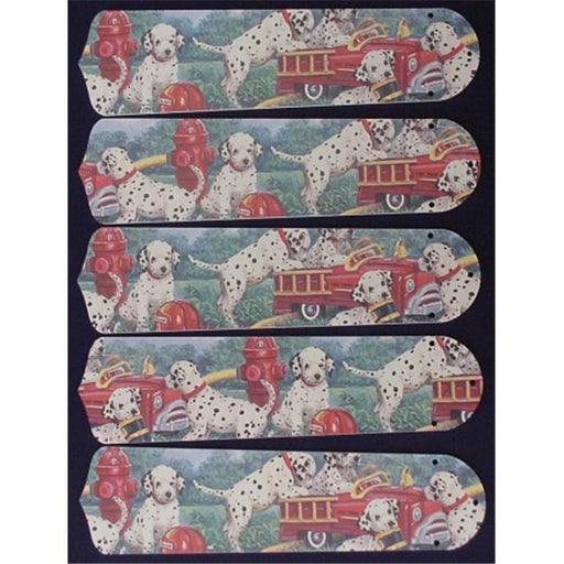 Ceiling Fan Designers 52SET-KIDS-KDFT Dalmations Fire Truck no.1 52 in. Ceiling Fan Blades Only