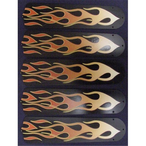 Ceiling Fan Designers 52SET-KIDS-KF Flames 52 in. Ceiling Fan Blades Only