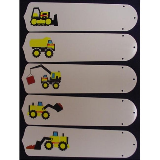 Ceiling Fan Designers 52SET-KIDS-MTCT Mighty Tonka Construction Trucks 52 in. Ceiling Fan Blades Only