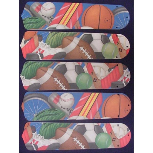 Ceiling Fan Designers 52SET-KIDS-SSS General Sports 52 in. Ceiling Fan Blades Only