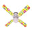 Ceiling Fan Designers 42FAN-IMA-FPBY Flower Power Butterflies Yellow Ceiling Fan 42 In.
