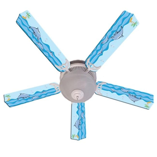 Ceiling Fan Designers 52FAN-IMA-KPD Kids Playful Dolphins Ceiling Fan 52 In.