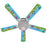 Ceiling Fan Designers 52FAN-IMA-JPA Jungle Party Animals Ceiling Fan 52 In.