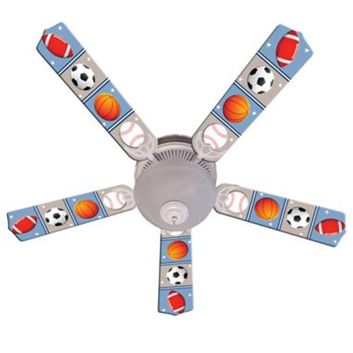 Ceiling Fan Designers 52FAN-IMA-PB Kids Play Ball Ceiling Fan 52 In.