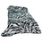 College Covers 236ZEB Zebra Print Throw Blanket - Bedspread