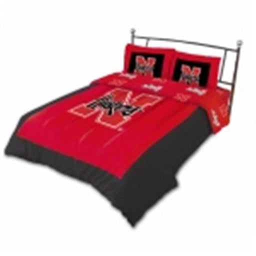 Comfy Feet NEBCMTW Nebraska Reversible Comforter Set - Twin