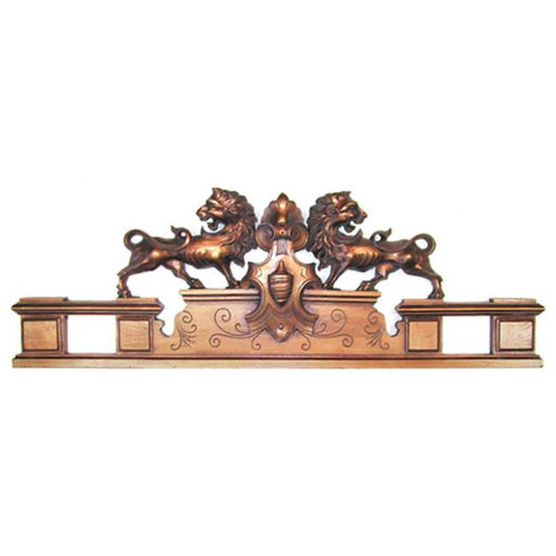 Hickory Manor House 2537BZ English Lions Over Door Sculpture - Bronze