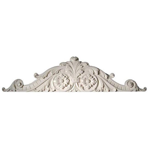 Hickory Manor House 2540 IV Ornate Overdoor Wall Decor - Ivory