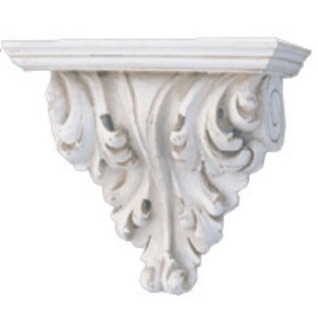 Hickory Manor House 6636 OWW Leaf Scroll Bracket - Old World White