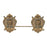 Hickory Manor House HM1613 AG Lion Medallion Towel Bar - Antique Gold