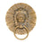 Hickory Manor House HM81209TH AG Round Lion Plaque Towel Holder - Antique Gold