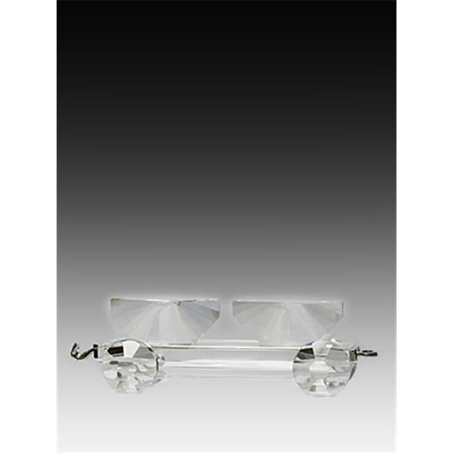 Asfour Crystal 206-3 2.2 L x 0.94 H in. Crystal Train Transportation Figurines
