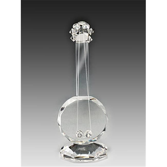 Asfour Crystal 223-20 0.82 L x 2.32 H in. Crystal Banjo Music Figurines
