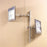 Cotytech MW-D1A2L Wall Mount For Two Monitors Long Pole Double Arm