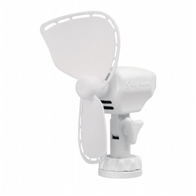 Caframo 747DCWCS 12V 2-Speed 7 in. Fan with Lighter Plug - White