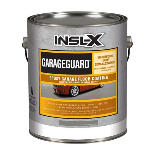 Insl-X 1806504 GarageGuard Semi-Gloss Desert Sand Waterborne Epoxy Garage Floor Coating Kit&#44; 1 gal
