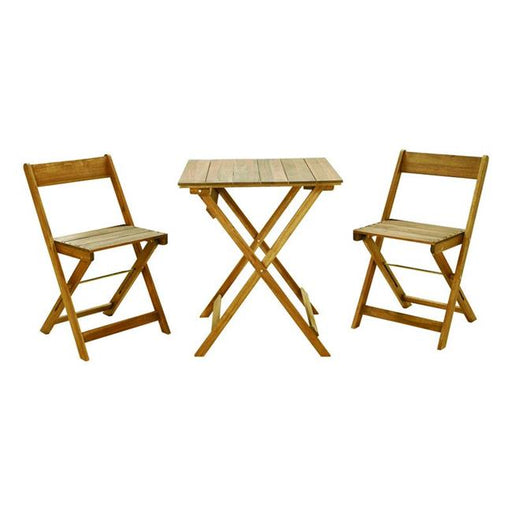 Linon Home Decor 8014821 Acacia Bistro Set - 3 Piece