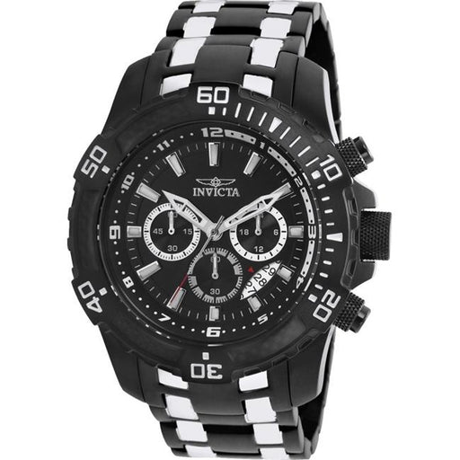 Invicta 26745 51 in. Mens Pro Diver Quartz Chronograph Black Dial Watch