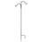 Panacea Products 259430 84 in. Green Thumb Double Offset Shepherds Hook&#44; Black - Powder Coated Steel