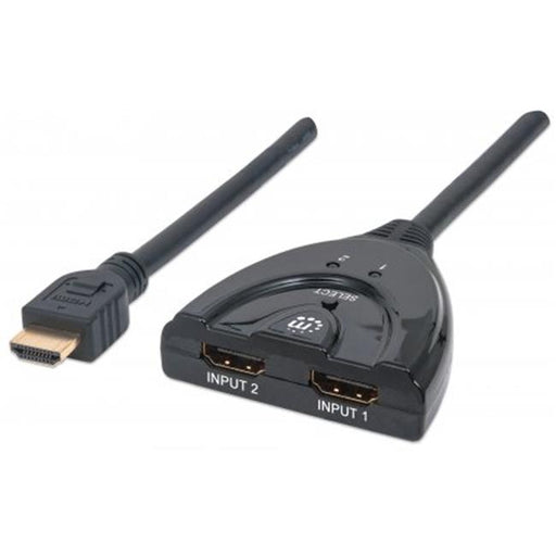 2-Port HDMI Switch&#44; Black