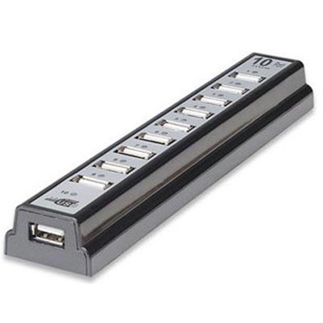 Manhattan Products 161572 10 Port USB 2.0 Dekstop Hub