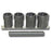 Lock Technology LTI4240 5 Piece 1/2 in. Drive Locking Lugnut Twist Socket Removal Kit