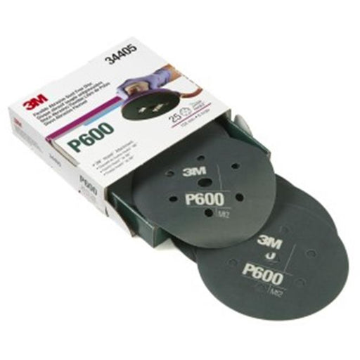 3M-34405 Flexible Abrasive Hookit Dust Free Disc&#44; 6 in.&#44; P600