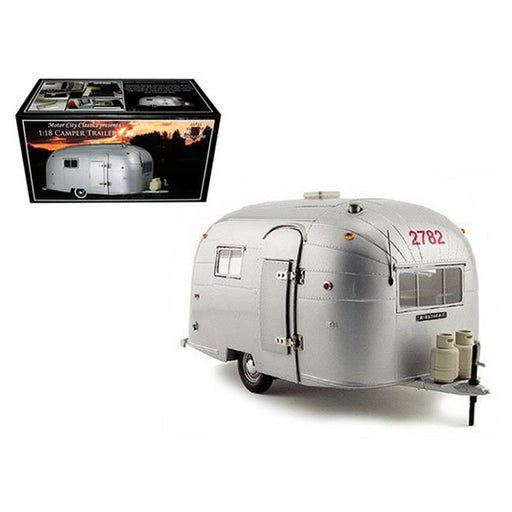 Motorcity Classics 88101 Aluminum Camper Trailer 1-18 Diecast Model
