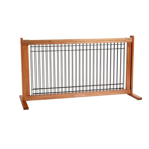 Dynamic Accents 42102 20 Inch All Wood Large Free Standing Gate - Warm White