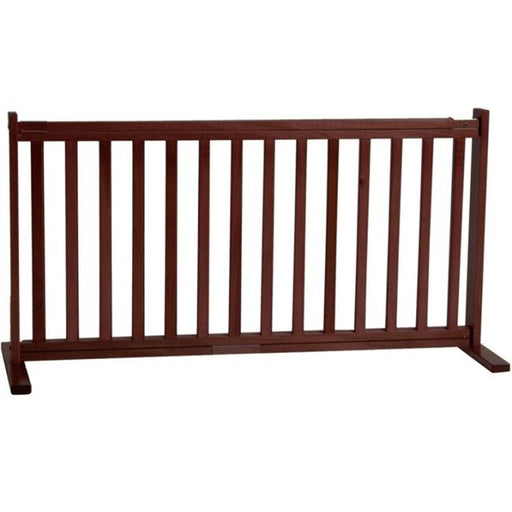 Dynamic Accents 42200 - 20 Inch All Wood Large Free Standing Gate - Mahogany