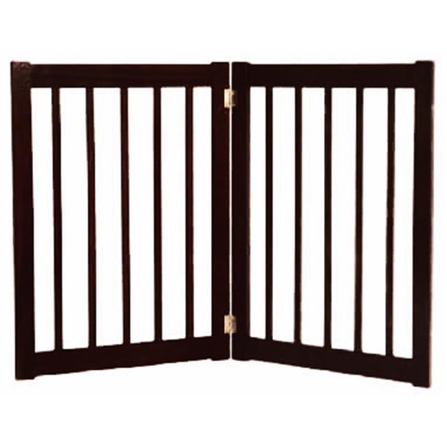 Dynamic Accents 42422 - 32 Inch 2 Panel Free Standing EZ Gate - Black