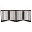 Dynamic Accents 42423 - 32 Inch 4 Panel Free Standing EZ Gate - Black