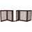 Dynamic Accents 42425 - 32 Inch 5 Panel Walk-Through Free Standing EZ Gate - Black