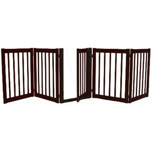Dynamic Accents 42425 - 32 Inch 5 Panel Walk-Through Free Standing EZ Gate - Black