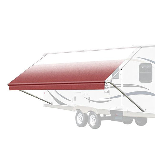 Aleko RVAW10X8BUR25-UNB 10 x 8 ft. Retractable RV or Home Patio Canopy Awning&#44; Burgundy
