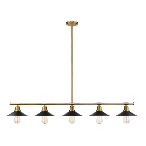 Z Lite 613-5L-FB-MB Casa 5 Bulb Ceiling Light - Matte Black